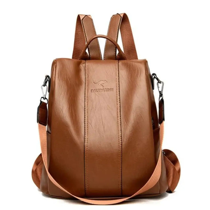 Mochila Feminina de Couro Modelo Amber